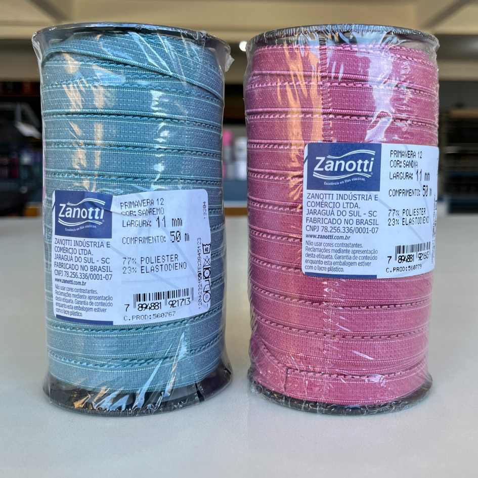 Elastico PRIMAVERA 12 Zanotti Bico para Calcinha Base de Sutiã Lingerie com 50 metros