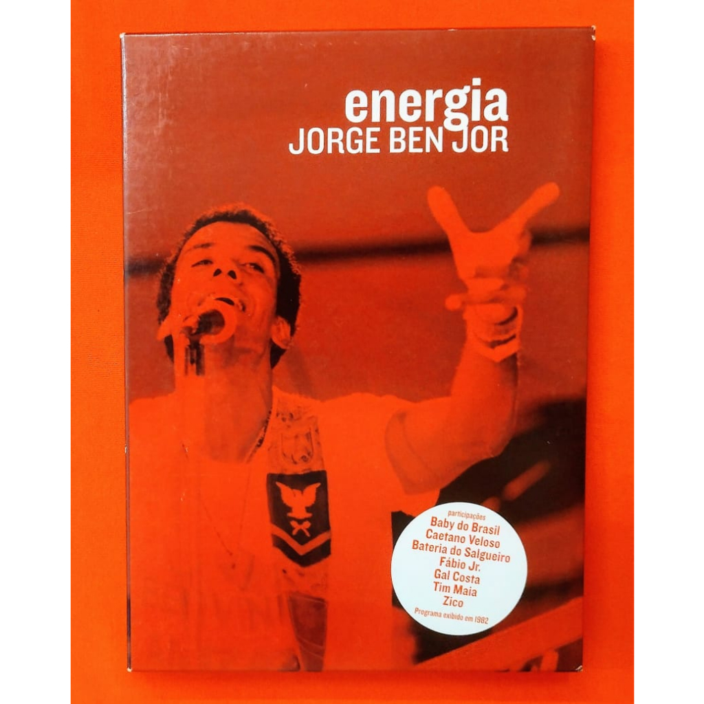 DVD Jorge Ben Jor Energia com Luva