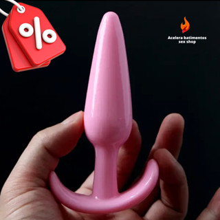 Plug anal 110 mm silicone macio com alça de segurança alça auxiliar dildo anal preliminares prótese anal trainamento