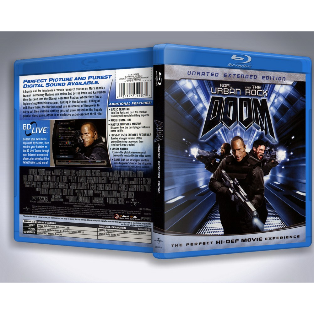 Blu-ray: Doom - A Porta Do Inferno DUB/LEG [PERSONALIZADO]