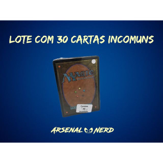 Lote bulk incomuns - 30 cartas Magic