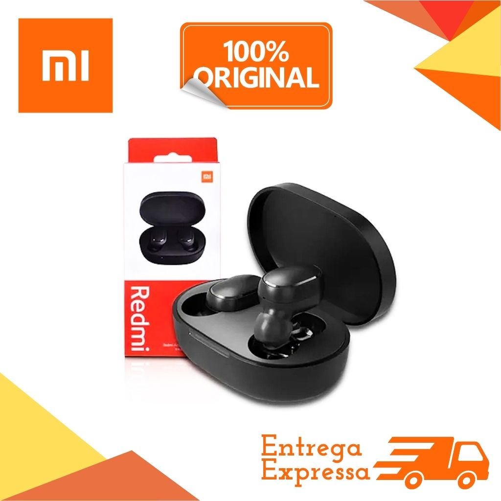 Fone de Ouvido Bluetooth sem fio Xiaomi Redmi Airdots 2 Original