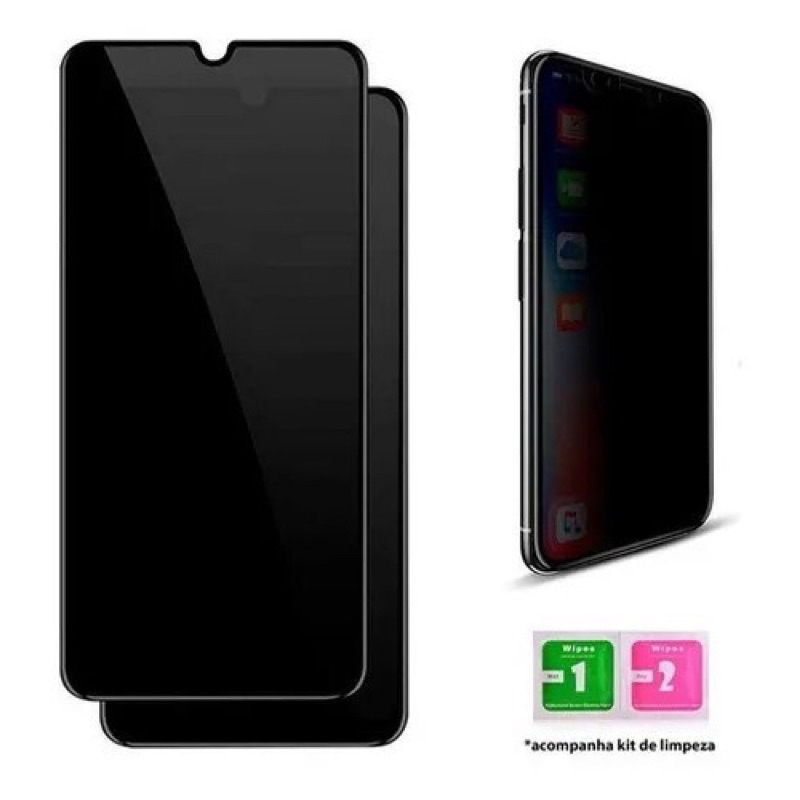 Película Privacidade p/ Samsung A05, A05s, A03, A03s, A03 Core, A10, A12, A13, A14, A15, A20, A30, A50 – Antimpacto.