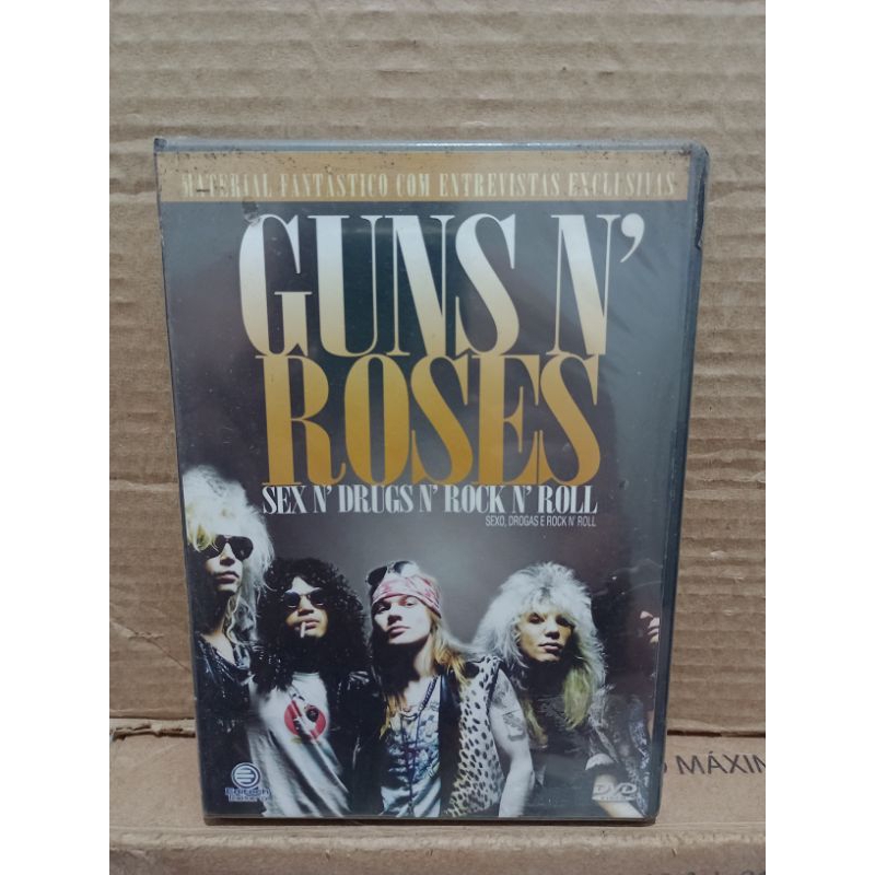 DVD GUNS'N ROSES- SEX N' DRUGS N' ROCK N' ROLL (ORIGINAL/LACRADO)
