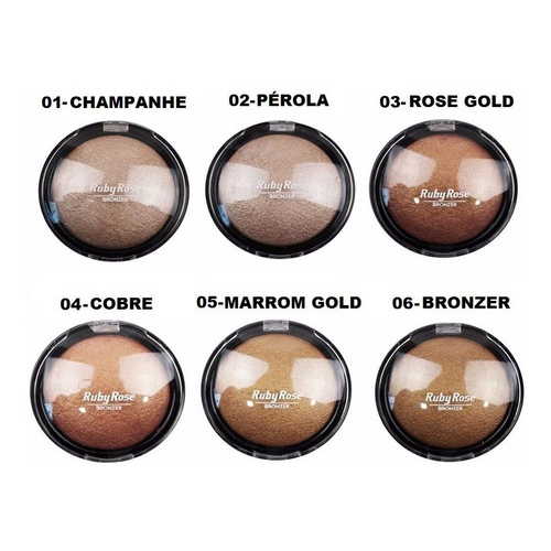 Pó Bronzeador e iluminador - Ruby Rose