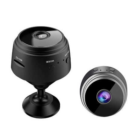 Câmera A9 Mini HD com Sensor de Presença Wi-Fi Bivolt e Suporte para Encaixe em Oferta na Shopee