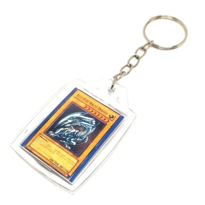 Chaveiro Dragão Branco Dos Olhos Azuis Yu-Gi-Oh Acrílico Anime / Série / Desenho em Oferta na Shopee