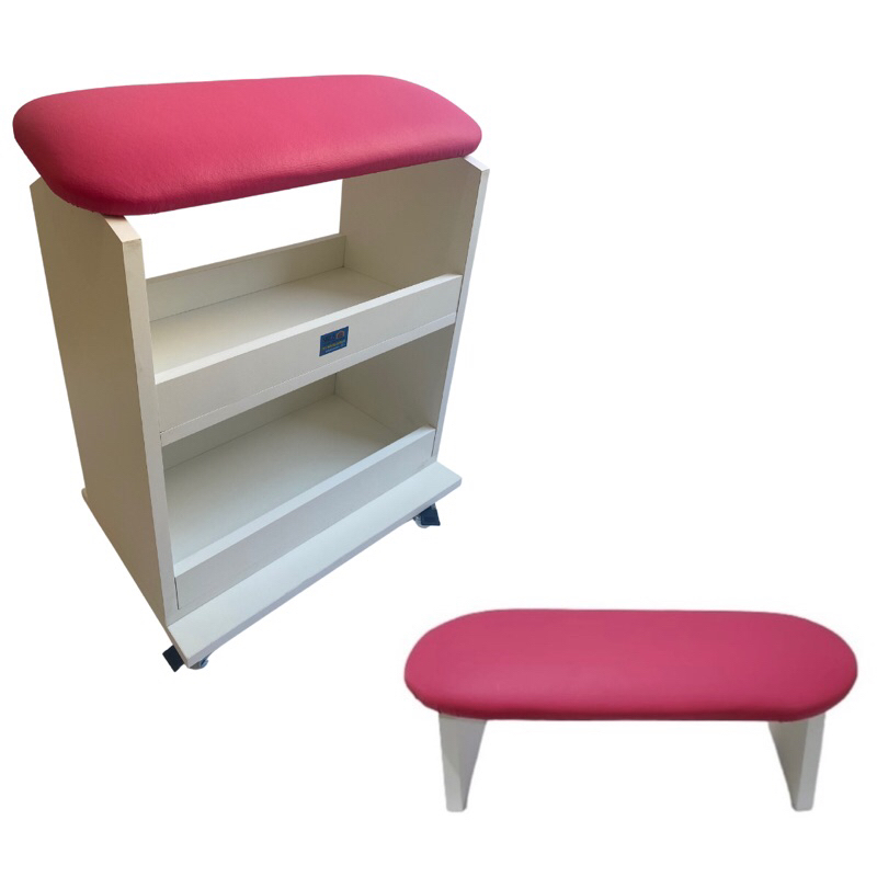 Kit Apoio de Mão Classic S22 + Carrinho Suporte para Pés S16 – Manicure, Pedicure e Spa Profissional em Oferta na Shopee