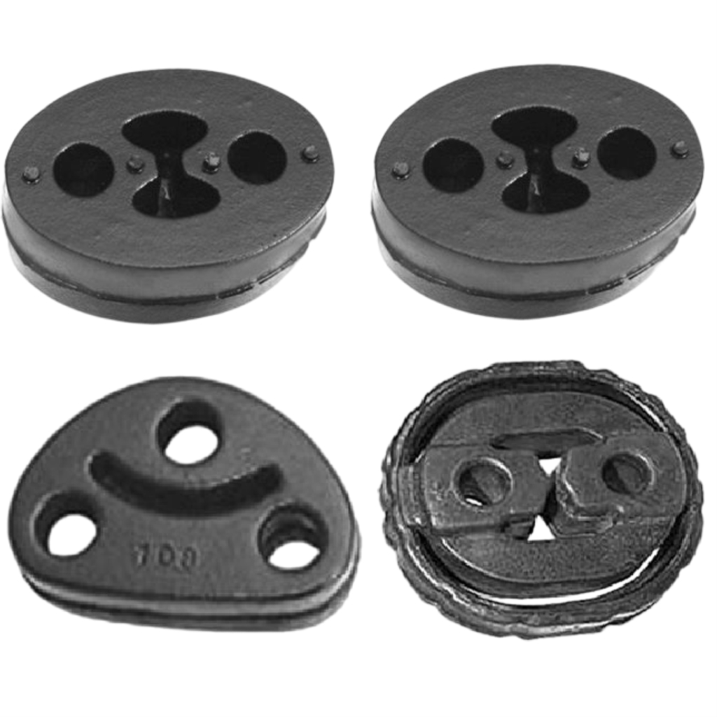 Borracha / Coxim Escapamento Fiat Novo Uno Way Vivace Attractive 1.0 1.4 2010 a 2022 Kit Com 4pç