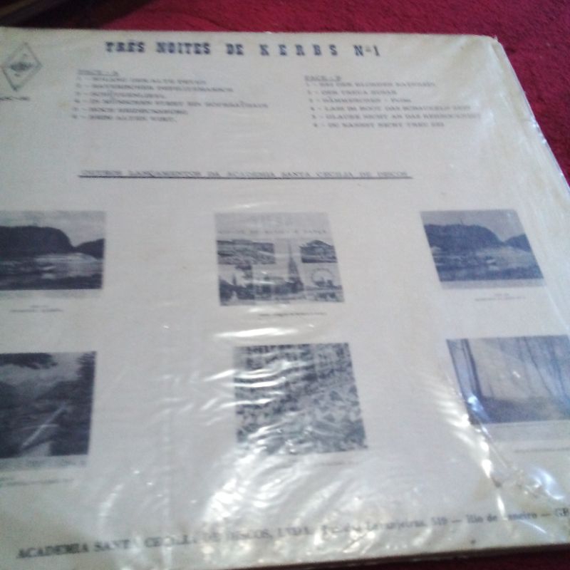 Disco Vinil Academia Santa Cecilia
