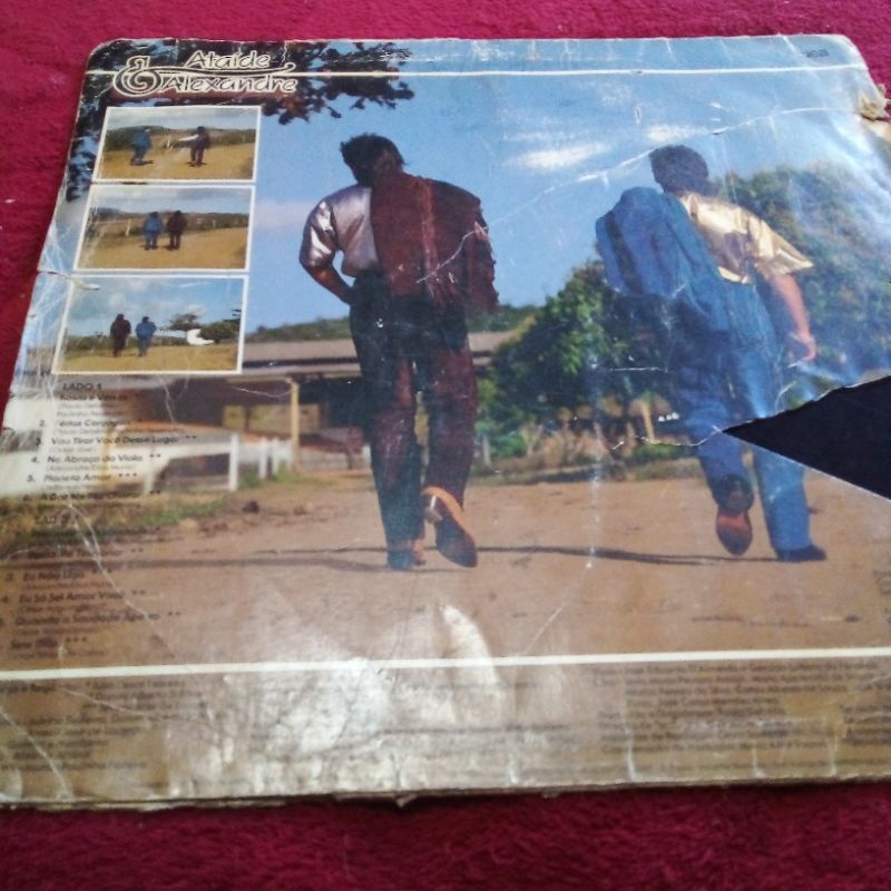 Disco Vinil Ataide e Alexandre Rosas e Versos
