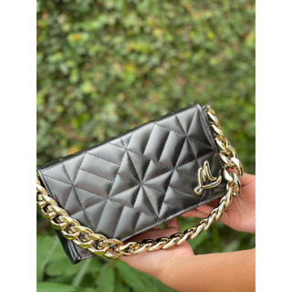 Bolsa feminina ML Original Corrente Grossa Dourada Luxo LANÇAMENTO.