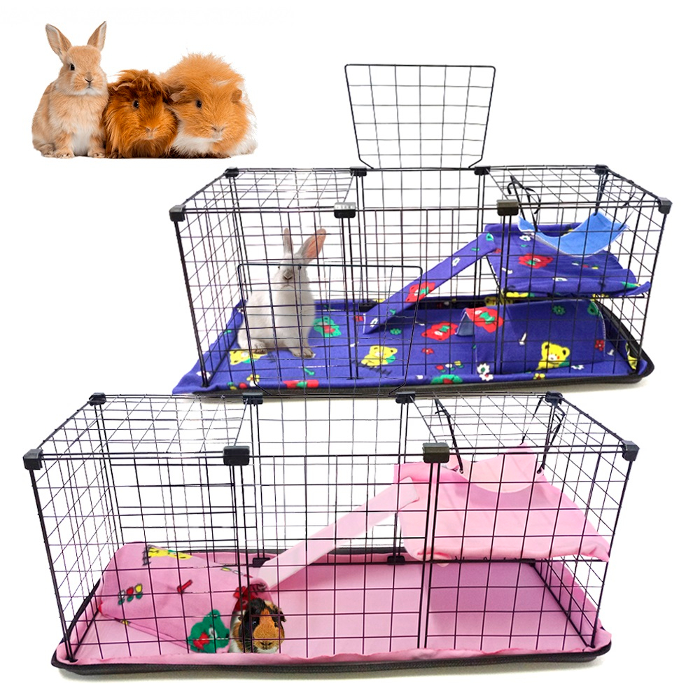 Cercado Pet com Tapete Higiênico e com Toca Rede Soft 30x90x40cm