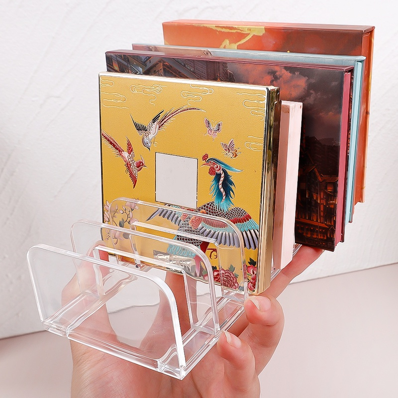Estojo/Organizador De Paleta De Sombra Em Acrílico Transparente Com 7 Camadas/Suporte De Armazenamento De Cosméticos Feminino