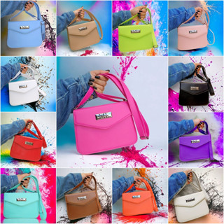 Bolsa pequena feminina transversal - nova coleção COLORS