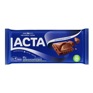 Chocolate Lacta Ao Leite 80g em Oferta na Shopee