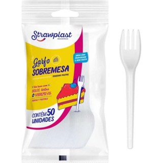 KIT GARFO SOBREMESA STRAWPLAST 250 UNIDADES