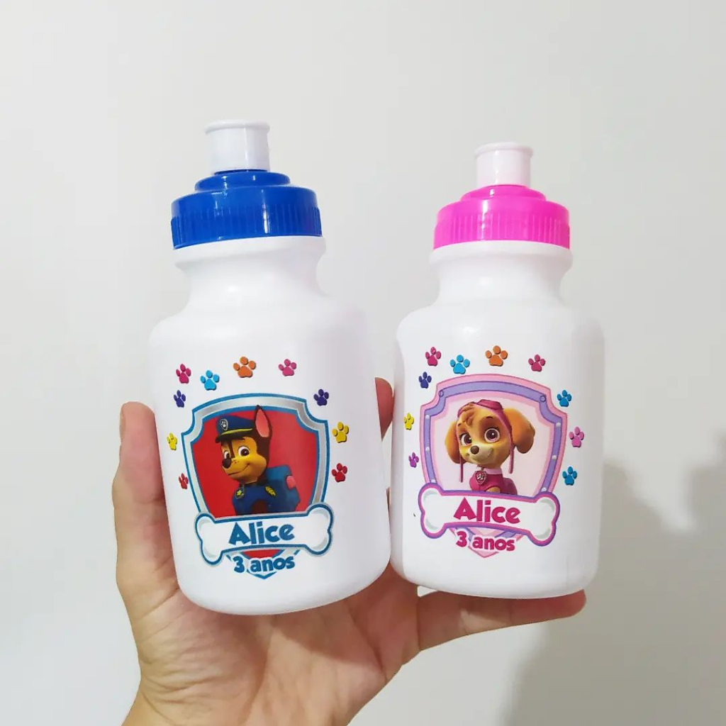 Kit C/30 Squeezes 350 ml Personalizadas, Garrafinhas Personalizados
