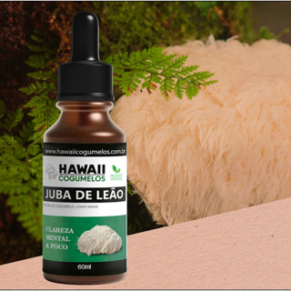 Suplemento Extrato De Cogumelo Juba De Leão - Lion`s Mane (TINTURA DE COGUMELO MEDICINAL) - 30ml