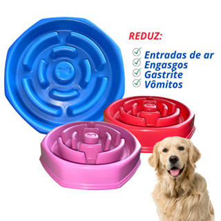 Pote De Ração Lento Educativo Interativo Cães Adestramento Comedouro Cachorro em Oferta na Shopee