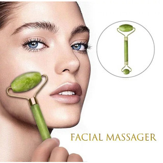 Rolo Rolinho Pedra De Jade Facial Massageador Anti Rugas