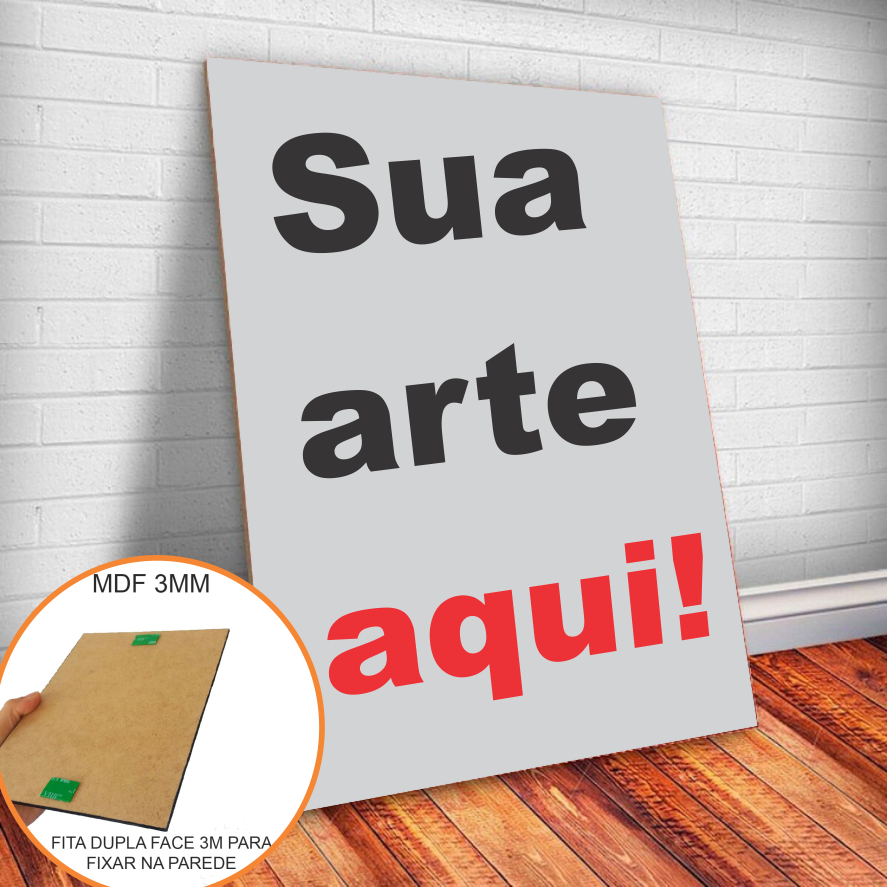 Placa Quadro mdf  Decorativo 20x30 Personalizado Com sua Foto ou Imagem em Oferta na Shopee