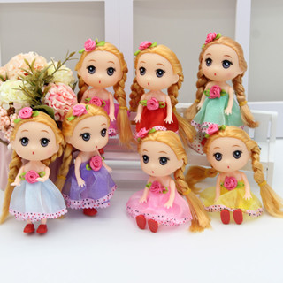 12 Princesa Meninas8 cm Messy Boneca Pingente Chaveiro Casamento Noiva Criativo Boneca Presente De Aniversário Do Dia Dos Namorados