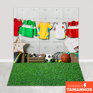 Fundo Fotográfico Dia Das Crianças Esporte Futebol Em Tecido FFC-869 em Oferta na Shopee