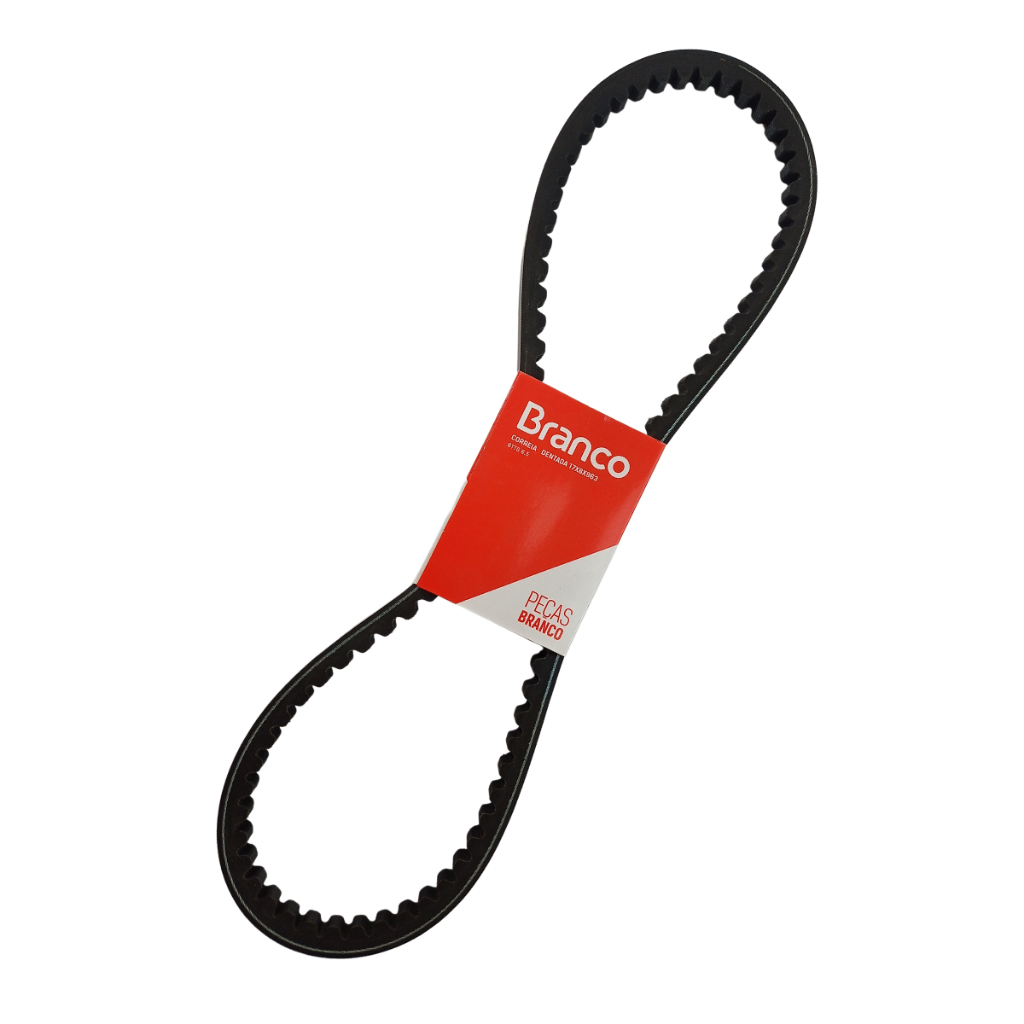 CORREIA DE TRANSMISSÃO DENTADA MOTOCULTIVADOR TRATORITO TOBATA BTTG 6.5 BRANCO
