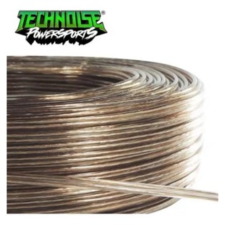Fio Cabo 2x2,5mm 100% Cobre Paralelo Bicolor cristal CRK fabricante Technoise Som Automotivo(POR METRO)