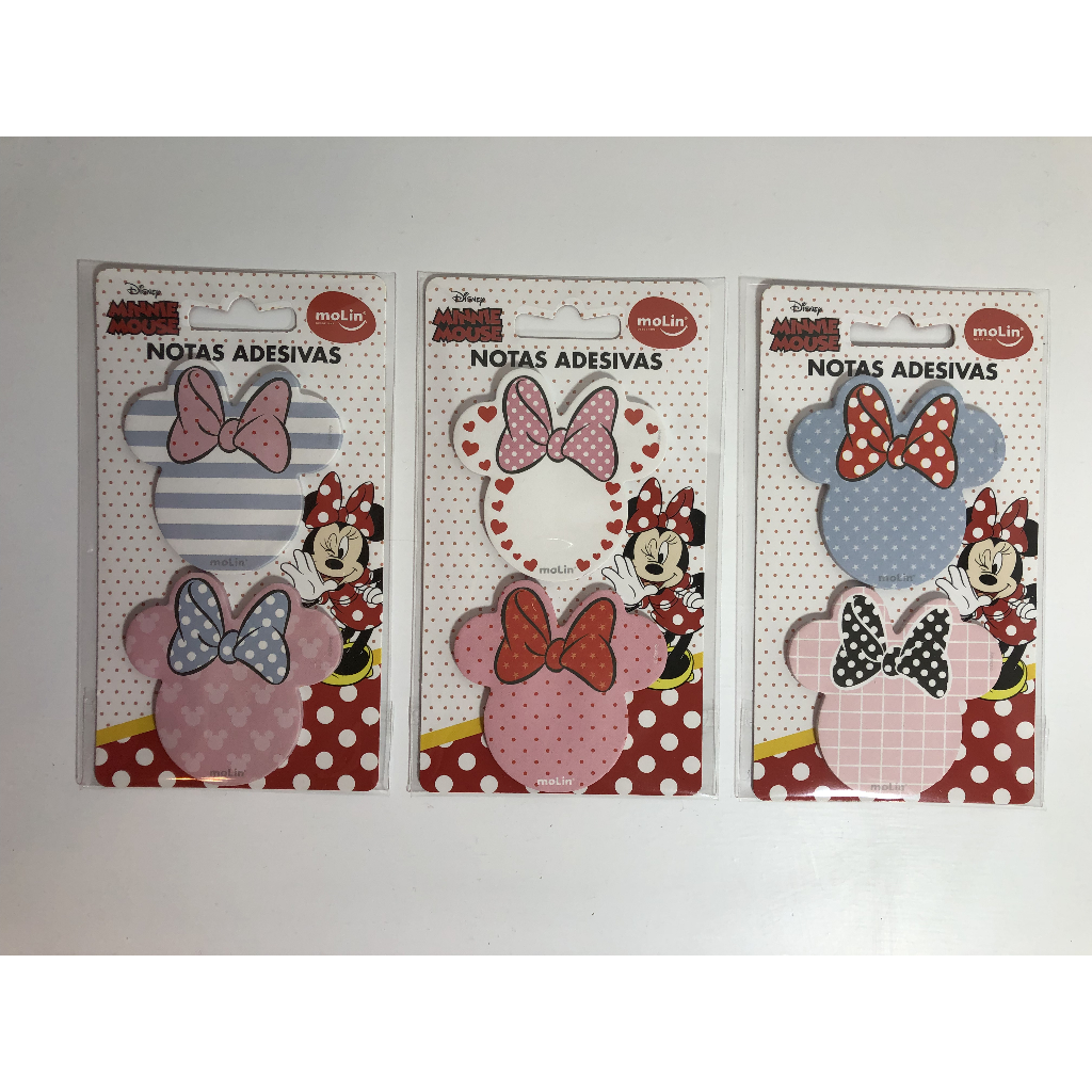 Bloco de Notas Adesivas Minnie - Molin (Escolha o Modelo)