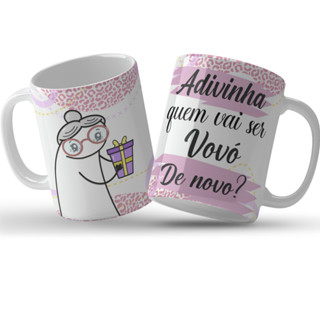 Caneca Personalizada De Vovó- Adivinha Quem Vai ser Vovó De Novo em Oferta na Shopee