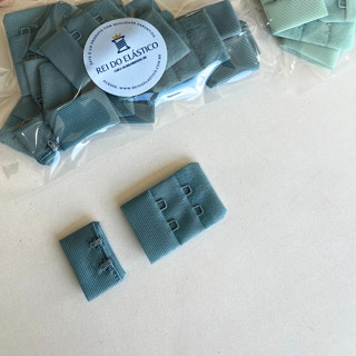 Colchete Fecho Duplo para Sutiã com 20 Pares - Modelo 2x2 30mm