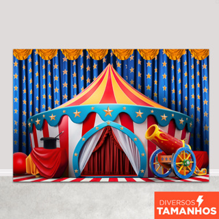 Fundo Fotográfico Dia Das Crianças Cenário Circo Painel Em Tecido Sublimado Para Foto - FFC-870 em Oferta na Shopee