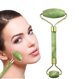 Rolinho Pedra De Jade Facial Massageador Anti Rugas