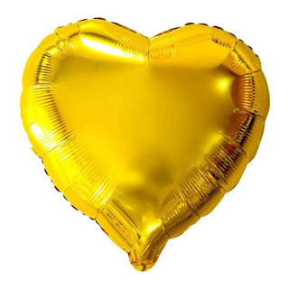 10 Balão Metalizado Coração Dourado 45cm em Oferta na Shopee