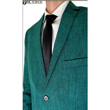 Terno Slim Fit Corte Italiano Melange (varias cores) mais elegante da Shopee