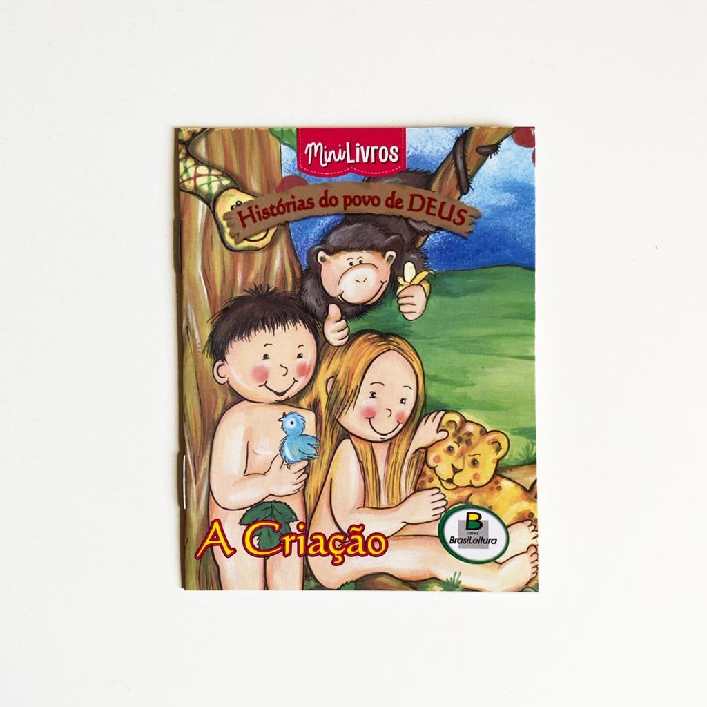 Kit 10 Livrinhos Infantis de Histórias Bíblicas Para Crianças Coleção Completa Histórias do Povo de Deus