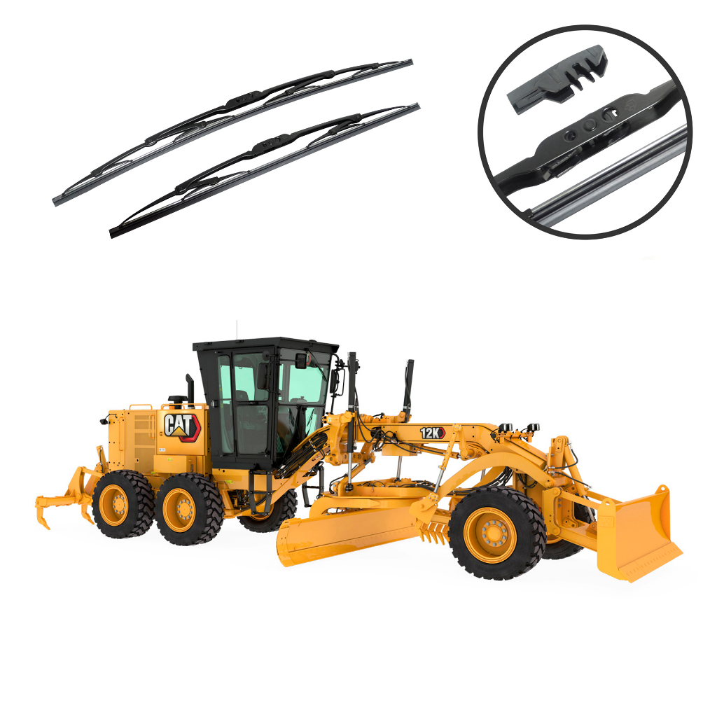 2 Palhetas Dianteiras Motoniveladora 12K Caterpillar Paleta Limpador Dianteiro De Ferro Aerofit