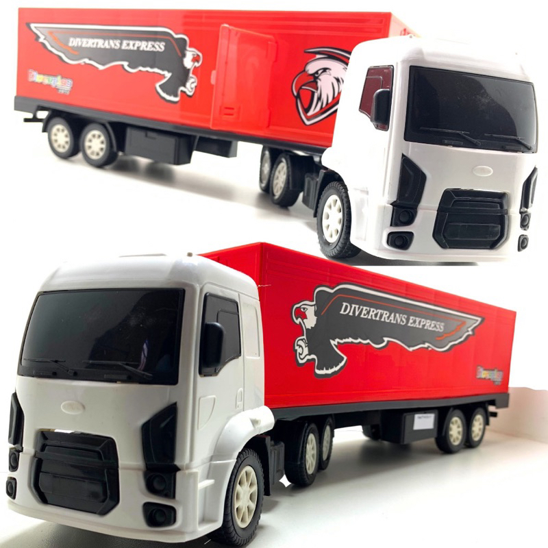 Caminhao De Brinquedo Carreta Baú Grande em Oferta na Shopee