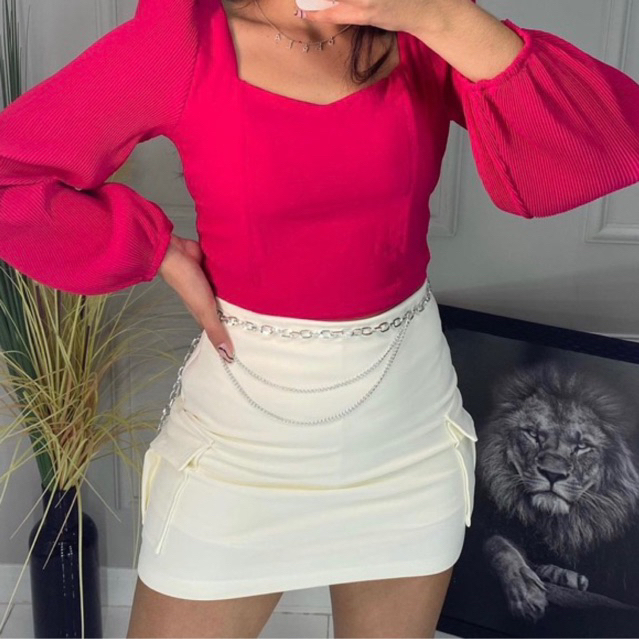 Short Saia Bolso Lateral Premium