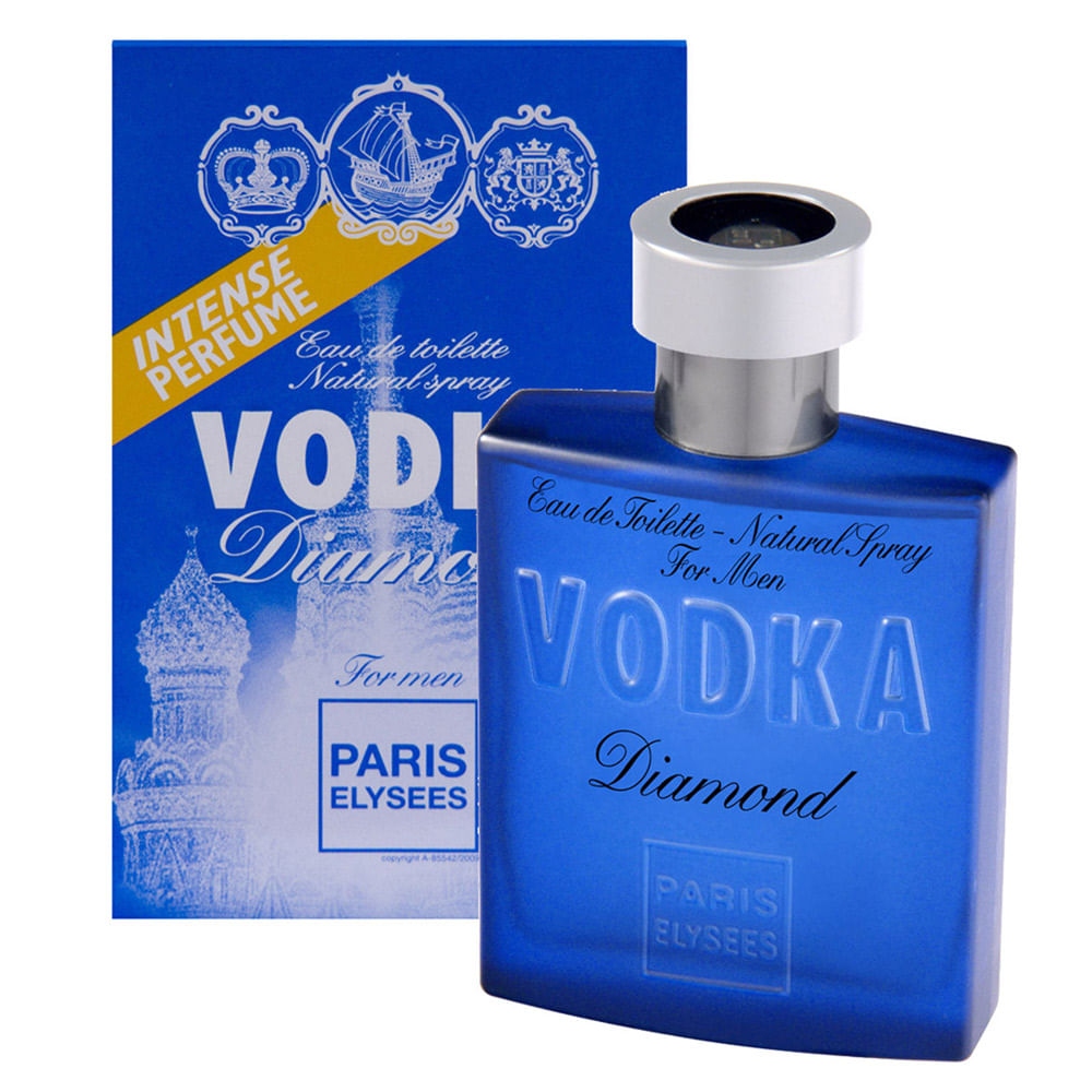 Vodka Diamond Eau de Toilette Paris Elysees Perfume Masculino: Onde Comprar | BuscaProdutos