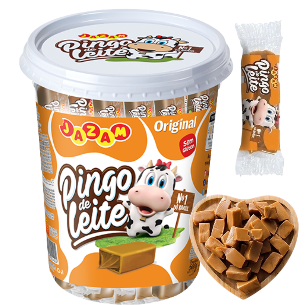 Pingo De Leite Tradicional c/50 unidades 500g - Jazam
