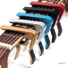 Capotraste Braçadeira Para Guitarra E Violão Cordas  De Aço ( NÃO SERVE PARA VIOLÃO COM CORDAS DE NYLON )