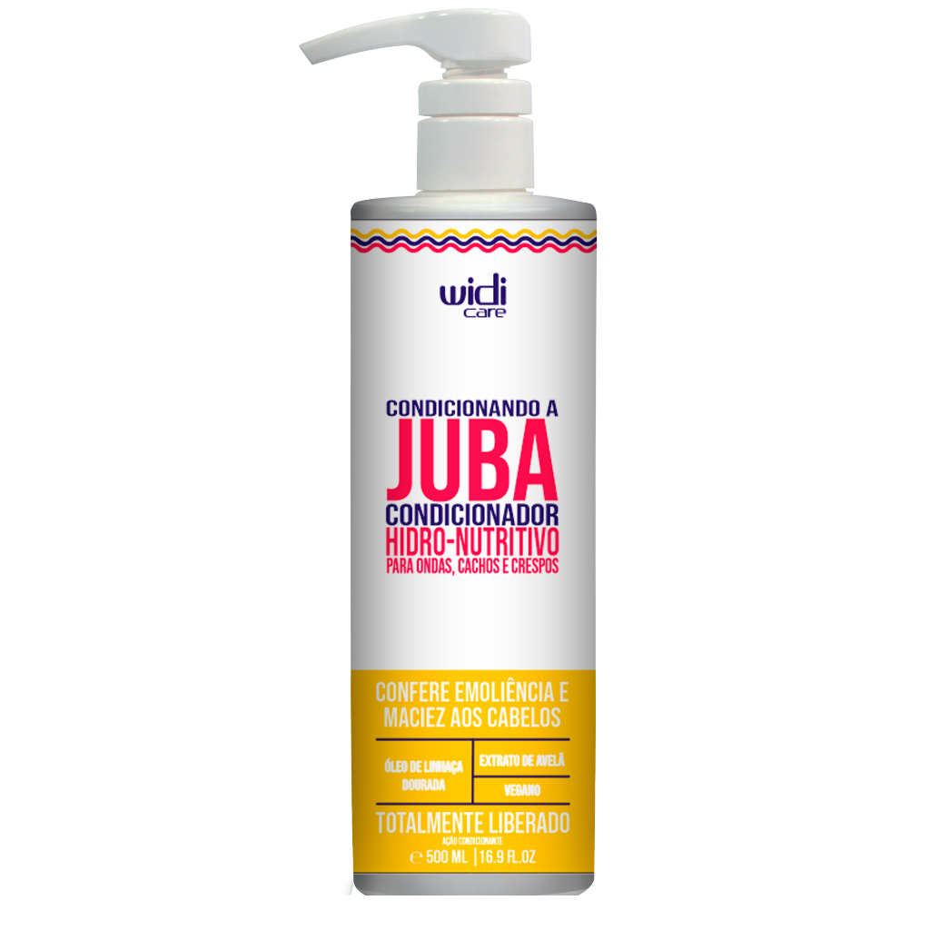 Condicionando A Juba 1 Litro Condicionador Hidro Nutritivo Widi Care