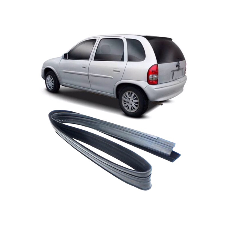 Canaleta Vidro porta Corsa Hatch Sedan Classic Wind Wagon - modelo 4 portas - cada