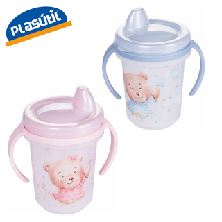 Caneca Copo infnatil Para Transição om Alça Removível 330ml Urso ou Ursa Plasútil em Oferta na Shopee