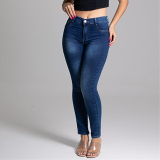 Calça Jeans Feminina Skinny Sawary Premium Lycra Elastano Original Bonita Roupas Feminina Tendência