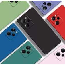 Kit 2X1 Xiaomi Poco X5 Pro 5G - Capa Silicone Aveludada Colorida + Película Ceramica 9D