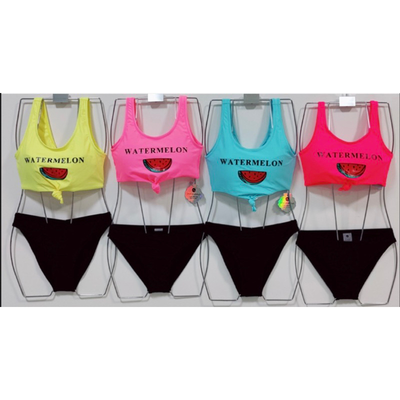 biquíni conjunto infantil juvenil moda praia menina (melancia)